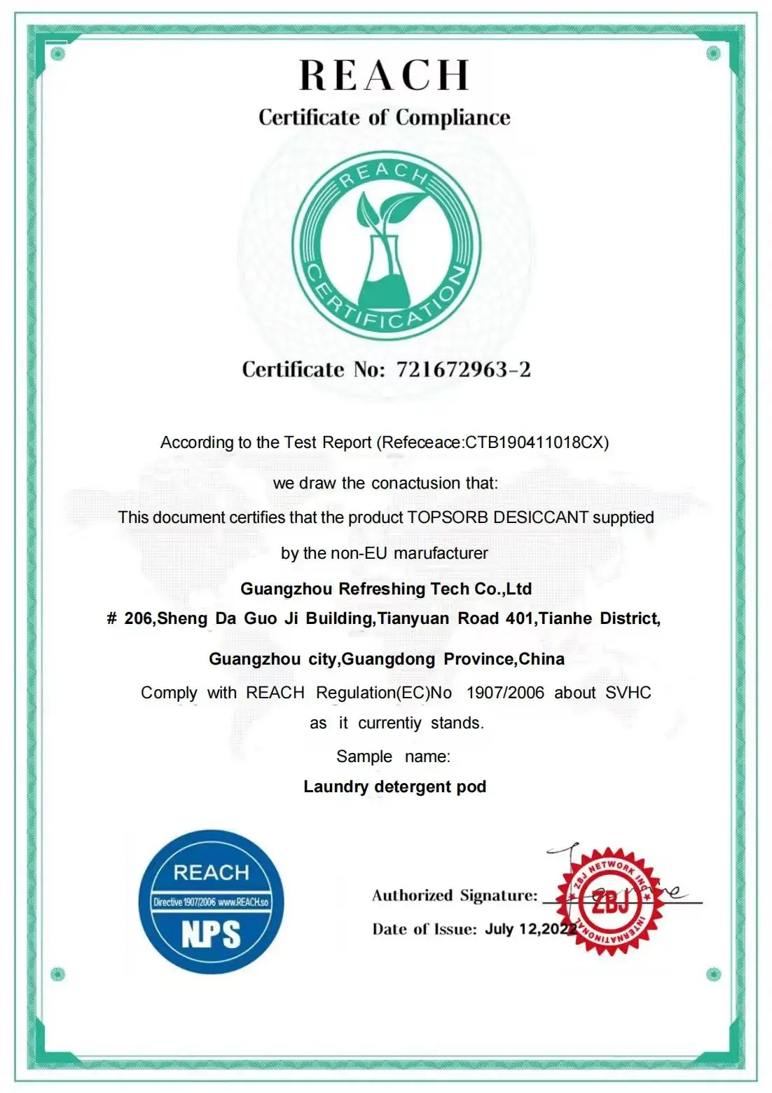 Certificate 10