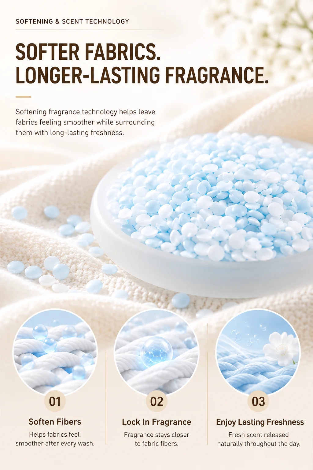 OEM/ODM Scent Booster Beads, Long-Lasting Fabric Freshener-Detail-Image-1